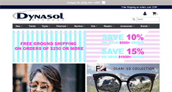 Desktop Screenshot of dynasoleyewear.com